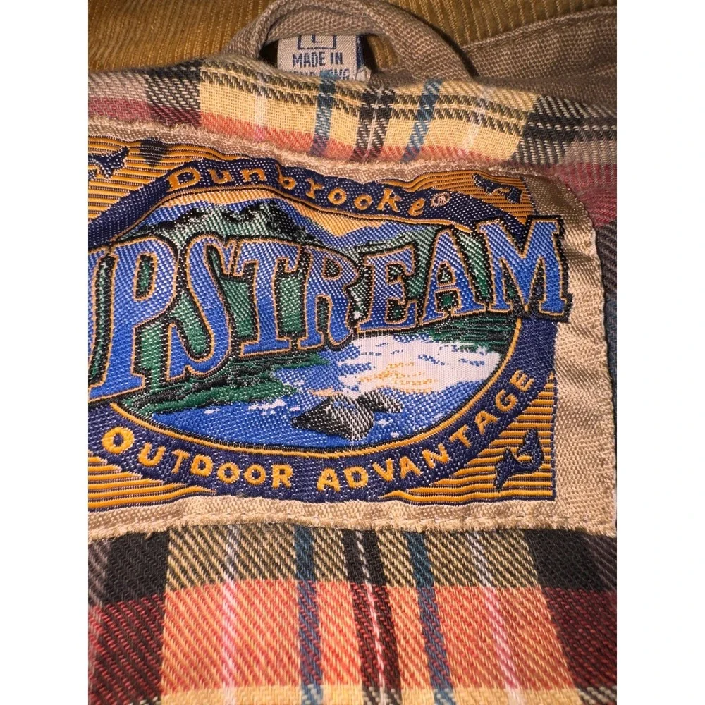 Mens‎ Dunrooke Upstream Outdoor Advantage Vintage Canvas Barn Jacket Brown L